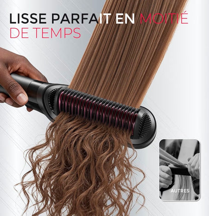 Lisseur 2 en 1 Chauffant Ionique