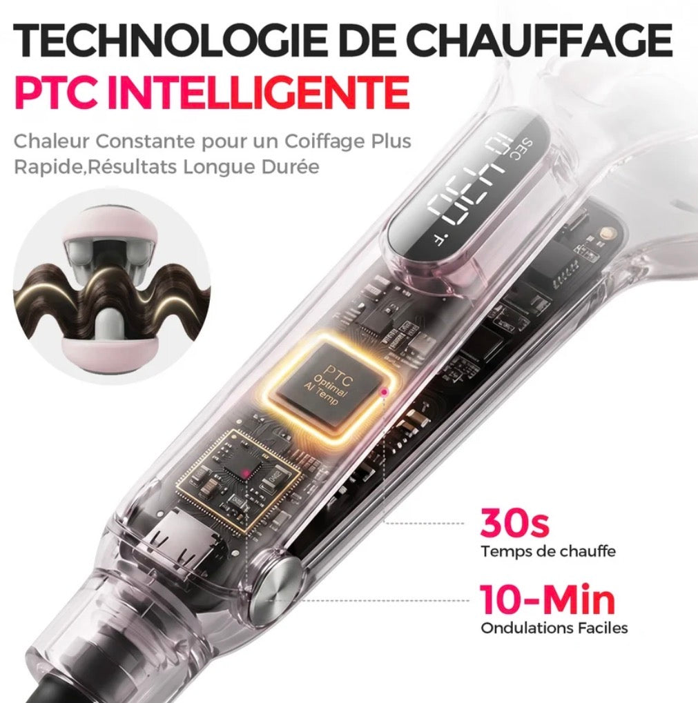 TYMO ROVY – Onduleur 3.0 pour des Beach Waves Glamour en Quelques Minutes