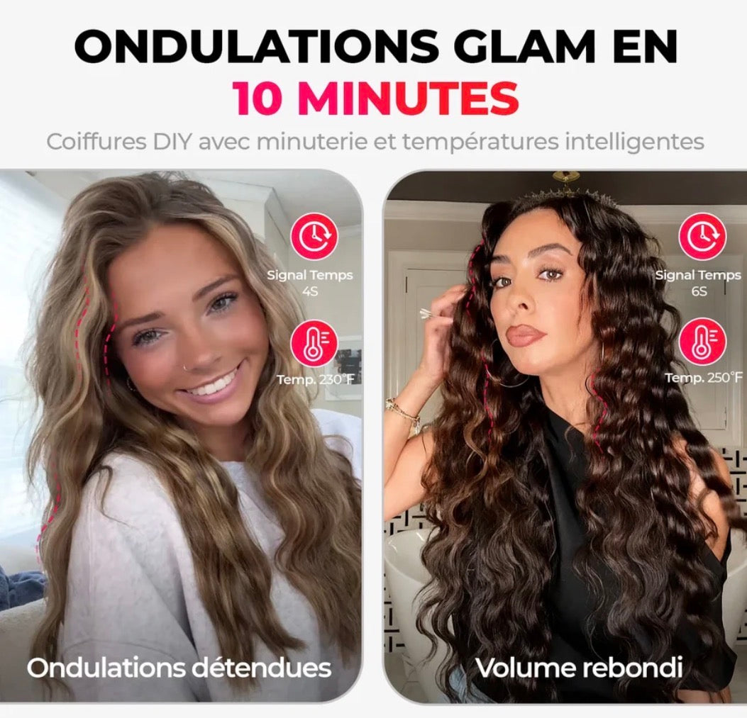 TYMO ROVY – Onduleur 3.0 pour des Beach Waves Glamour en Quelques Minutes